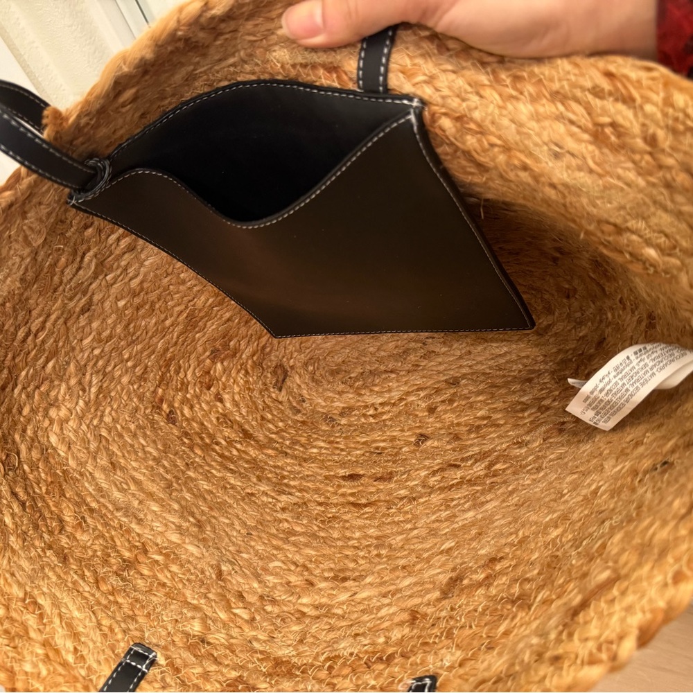 JUTE BASKET BAG - Picture 3 of 3
